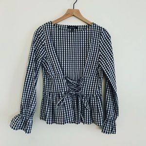 Gingham blouse